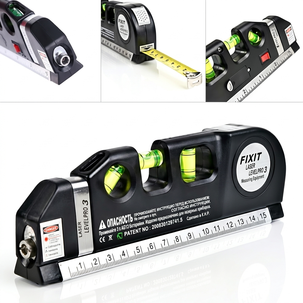 Nivel Láser Pro 3 en 1 – Precisión Profesional al Instante