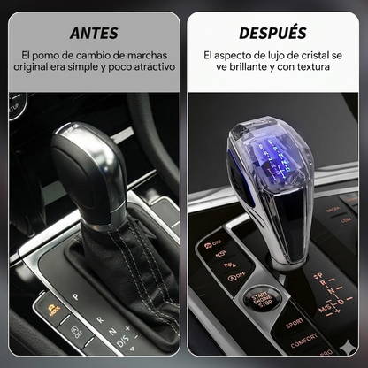CrystalDrive Pomo Palanca de cambios LED Sincrónico