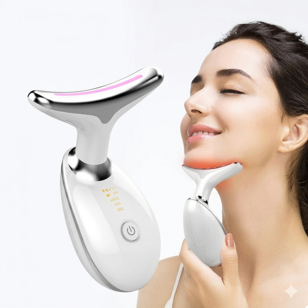 Kit Facial Masajeador LED + Aloe GRATIS!