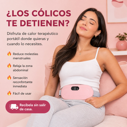 Cinturón Dolor Menstrual Termico Masajes