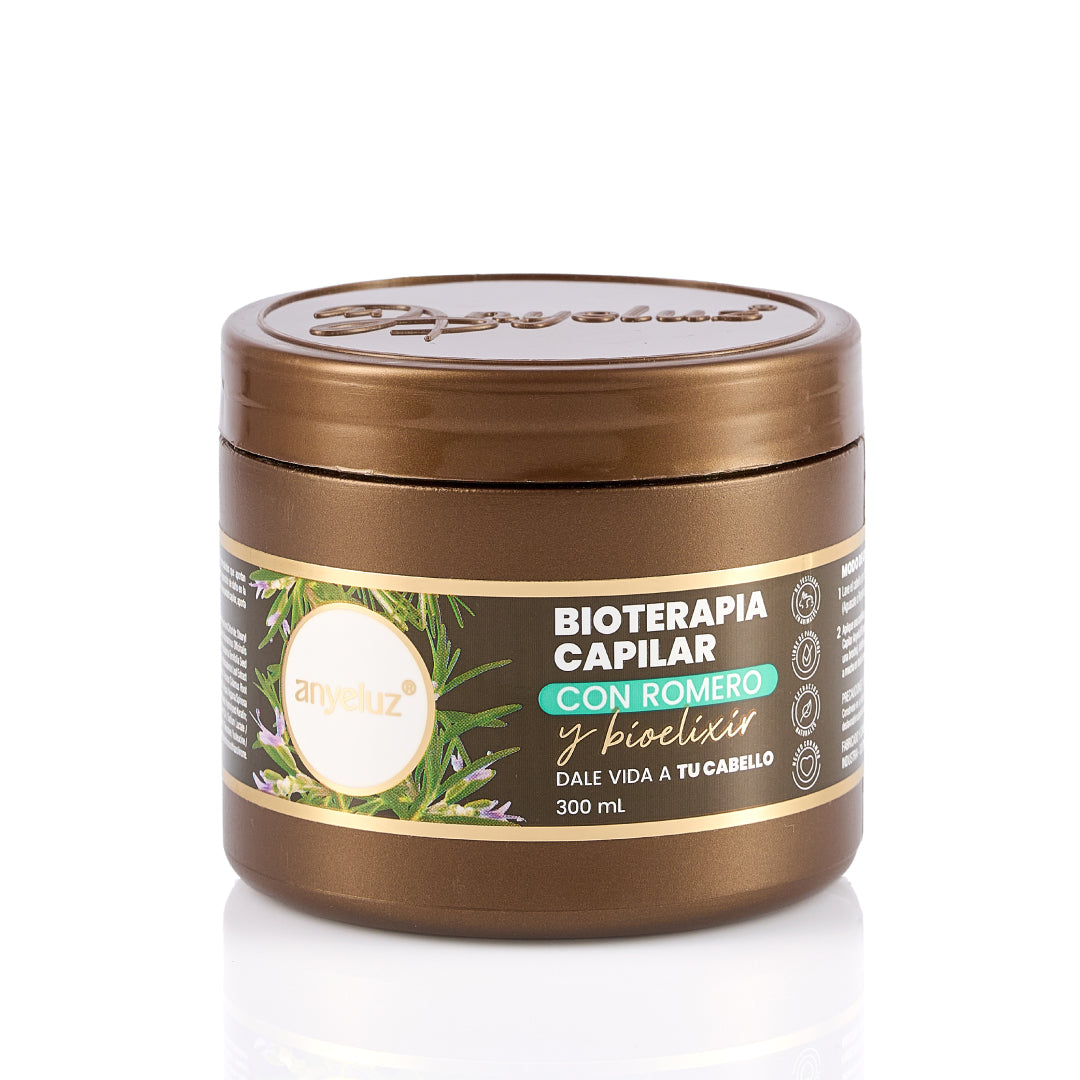 BIOTERAPIA CAPILAR CON ROMERO Y BIOELIXIR ANYELUZ